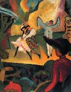 August Macke Russisches Ballett oil painting artist